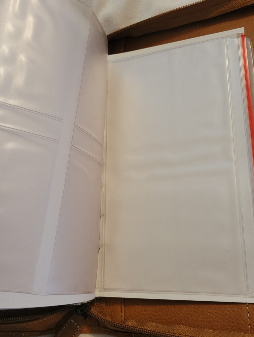 Vintage Franklin Covey Genuine Leather Zippered Day Planner - Picture 10 of 13